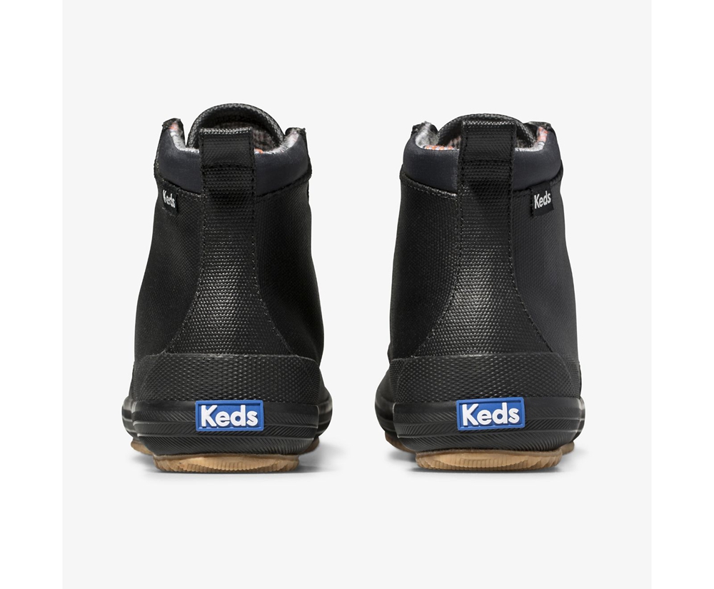 Keds Womens Boots Black - Scout II Water-Resistant Canvas - 042GULCNB